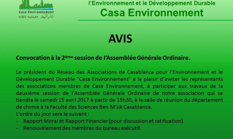 Assemblée Générale Ordinaire
